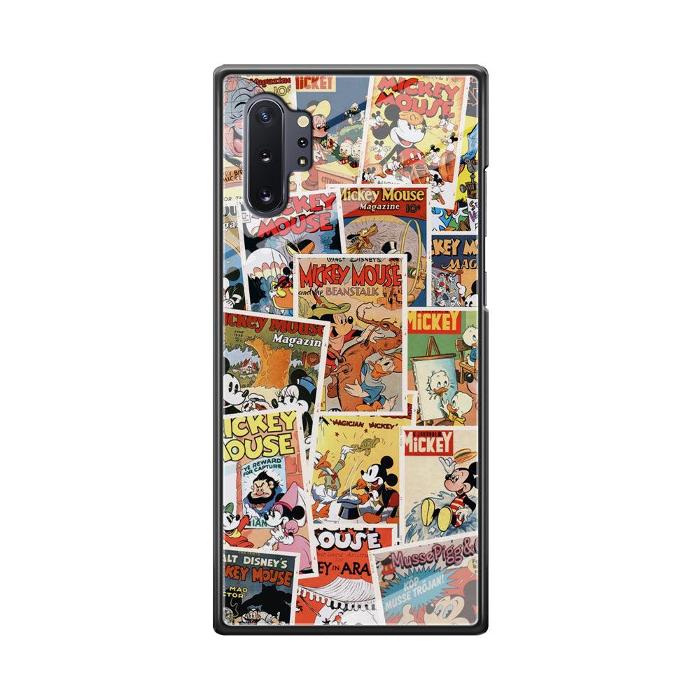 Mickey Mouse Old Poster Collage Samsung Galaxy Note 10 Plus Case-Oxvistore