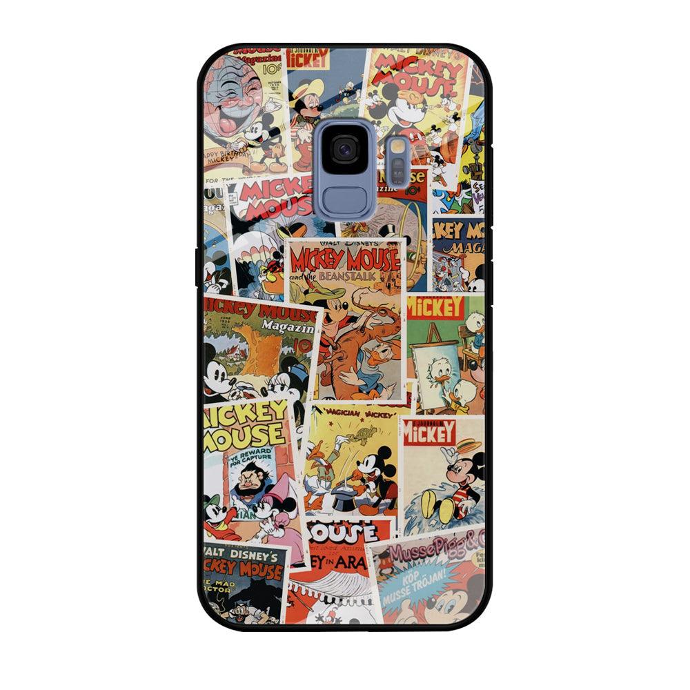 Mickey Mouse Old Poster Collage Samsung Galaxy S9 Case-Oxvistore