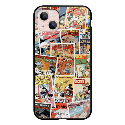 Mickey Mouse Old Poster Collage iPhone 13 Case-Oxvistore