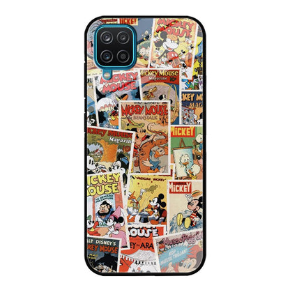 Mickey Mouse Old Poster Collage Samsung Galaxy A12 Case-Oxvistore