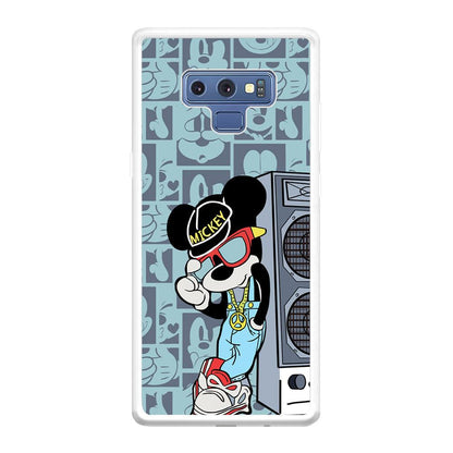 Mickey Mouse Peace and Cool Samsung Galaxy Note 9 Case-Oxvistore