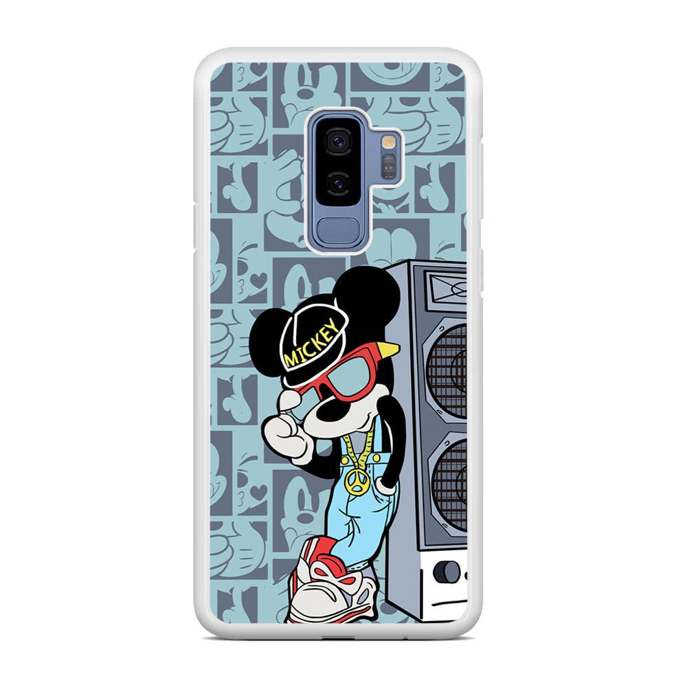 Mickey Mouse Peace and Cool Samsung Galaxy S9 Plus Case-Oxvistore