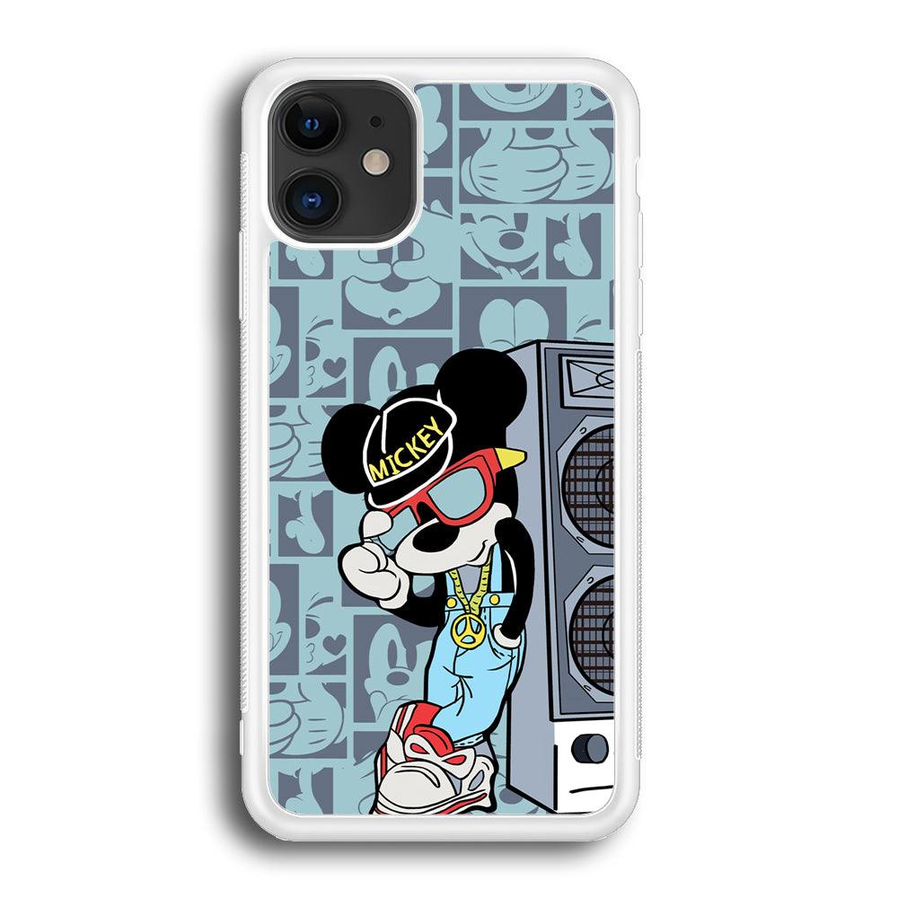 Mickey Mouse Peace and Cool iPhone 12 Case-Oxvistore