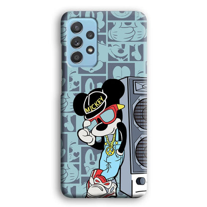 Mickey Mouse Peace and Cool Samsung Galaxy A52 Case-Oxvistore