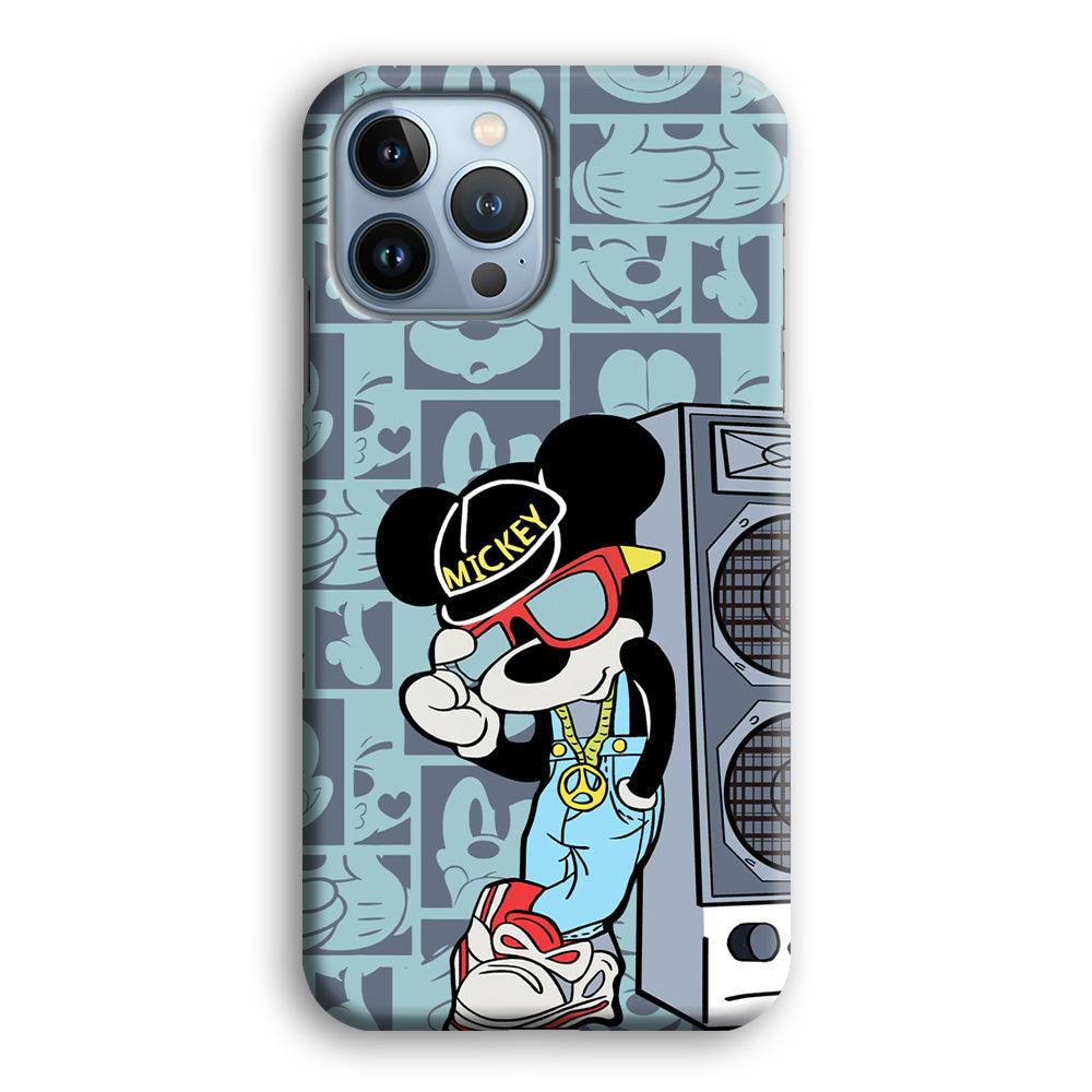 Mickey Mouse Peace and Cool iPhone 15 Pro Case-Oxvistore