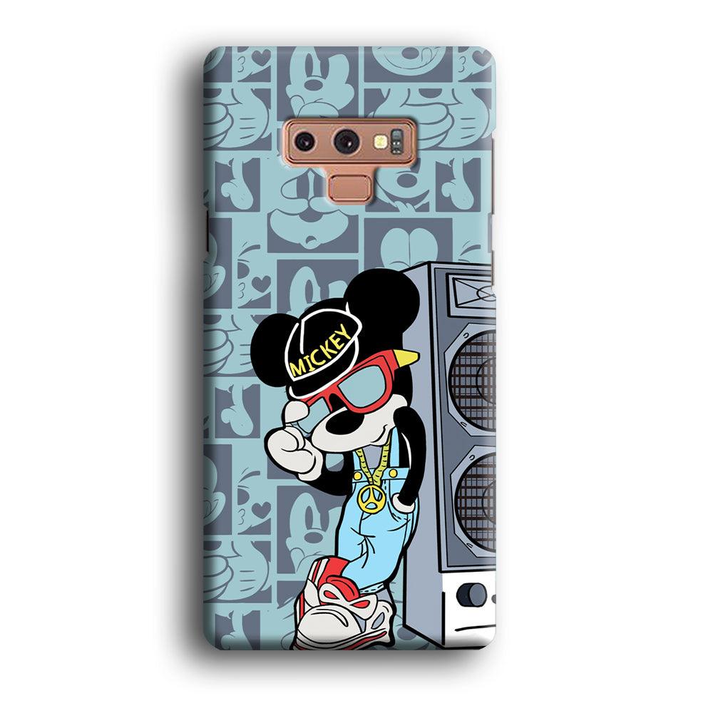 Mickey Mouse Peace and Cool Samsung Galaxy Note 9 Case-Oxvistore