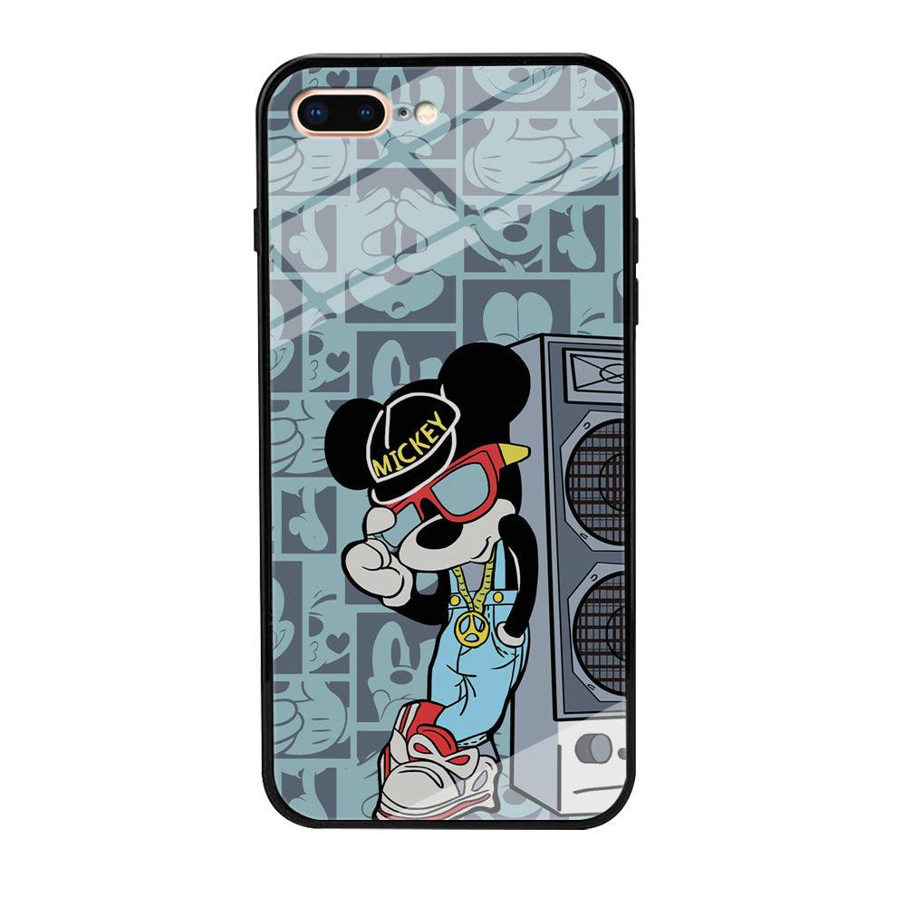 Mickey Mouse Peace and Cool iPhone 8 Plus Case-Oxvistore