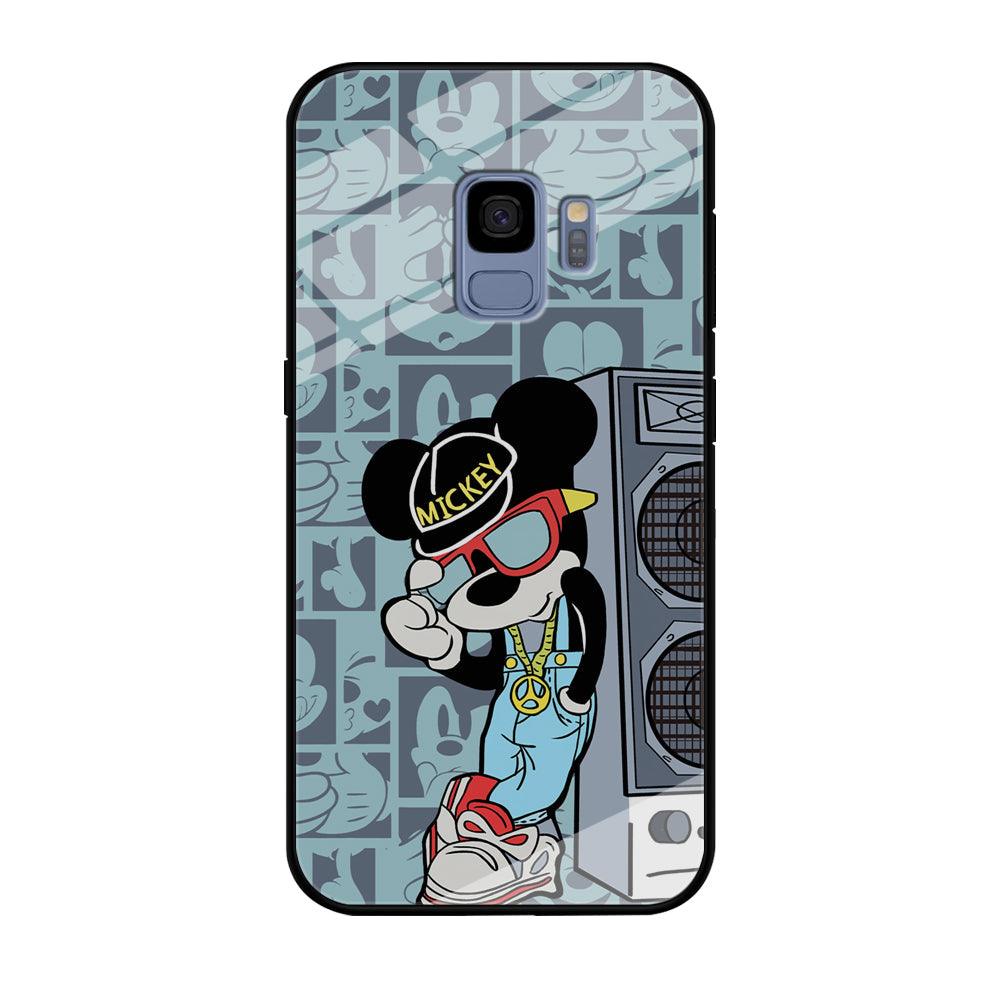 Mickey Mouse Peace and Cool Samsung Galaxy S9 Case-Oxvistore