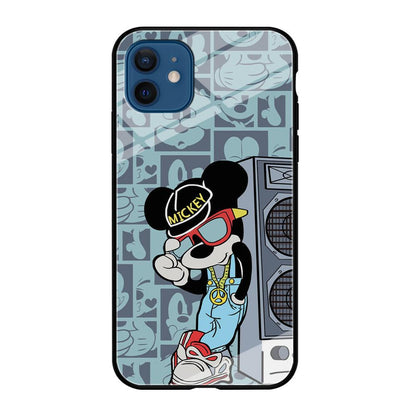 Mickey Mouse Peace and Cool iPhone 12 Case-Oxvistore