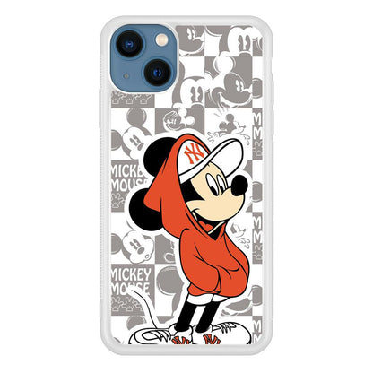 Mickey Mouse The Fans on Duty iPhone 14 Plus Case-Oxvistore