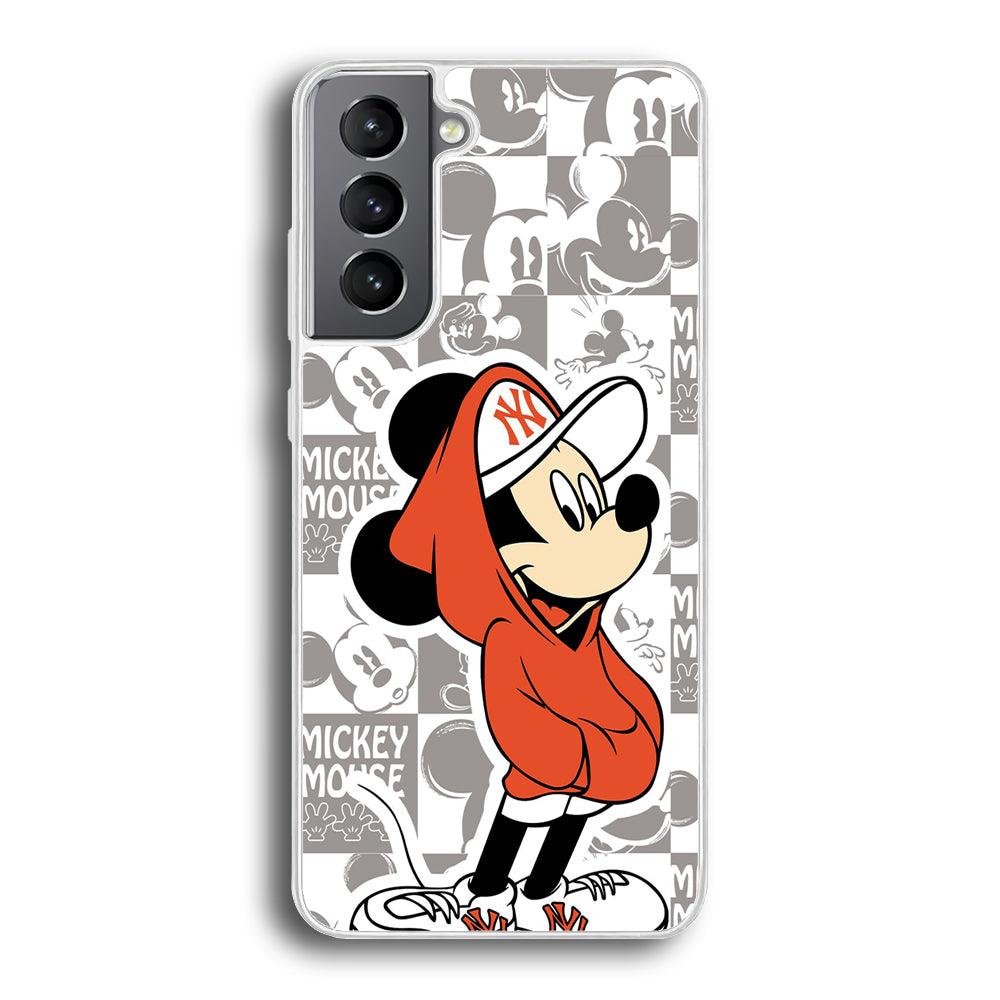 Mickey Mouse The Fans on Duty Samsung Galaxy S21 Plus Case-Oxvistore