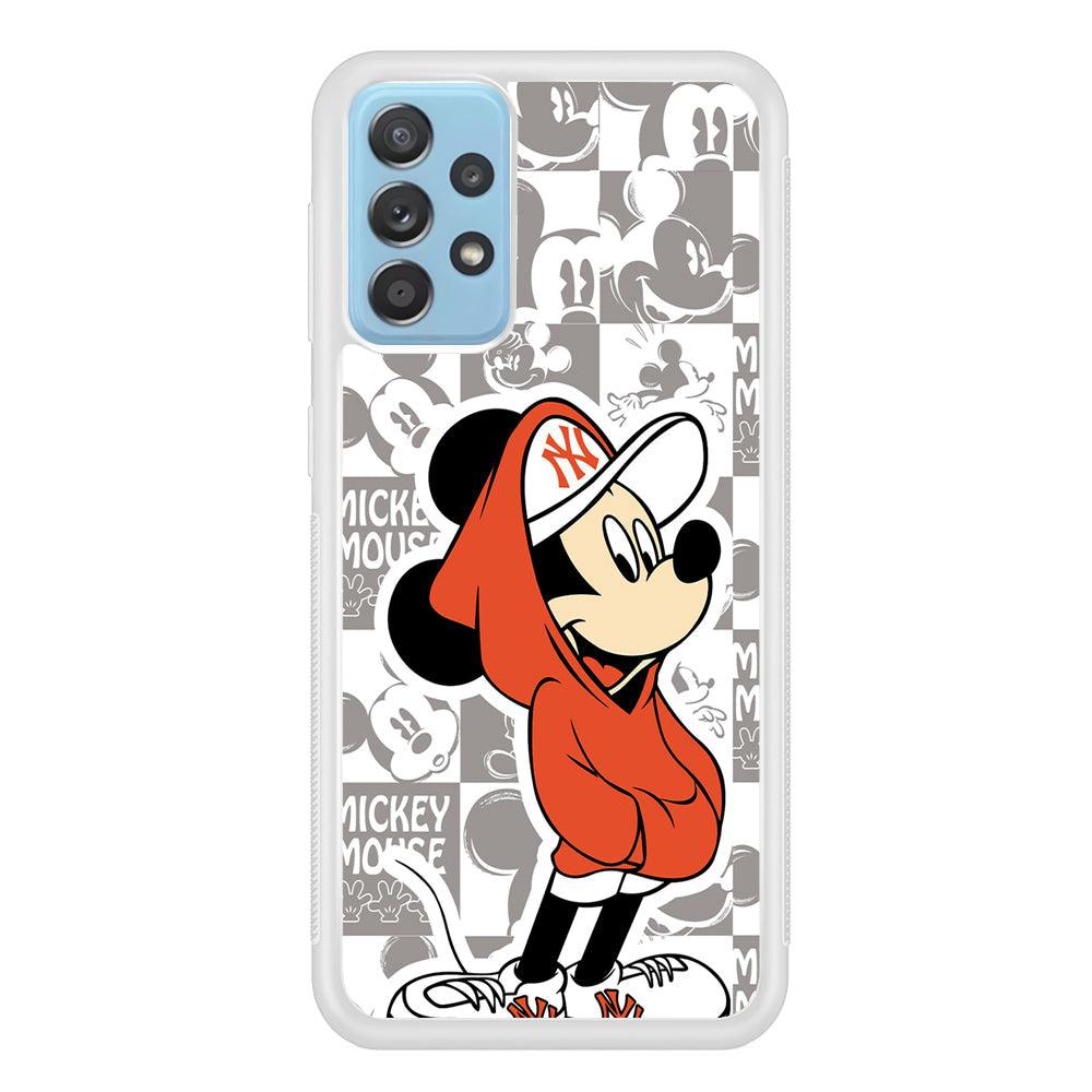 Mickey Mouse The Fans on Duty Samsung Galaxy A52 Case-Oxvistore