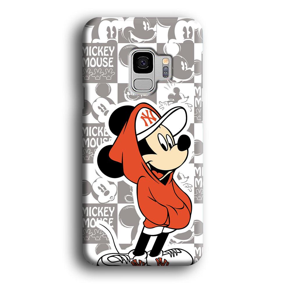 Mickey Mouse The Fans on Duty Samsung Galaxy S9 Case-Oxvistore