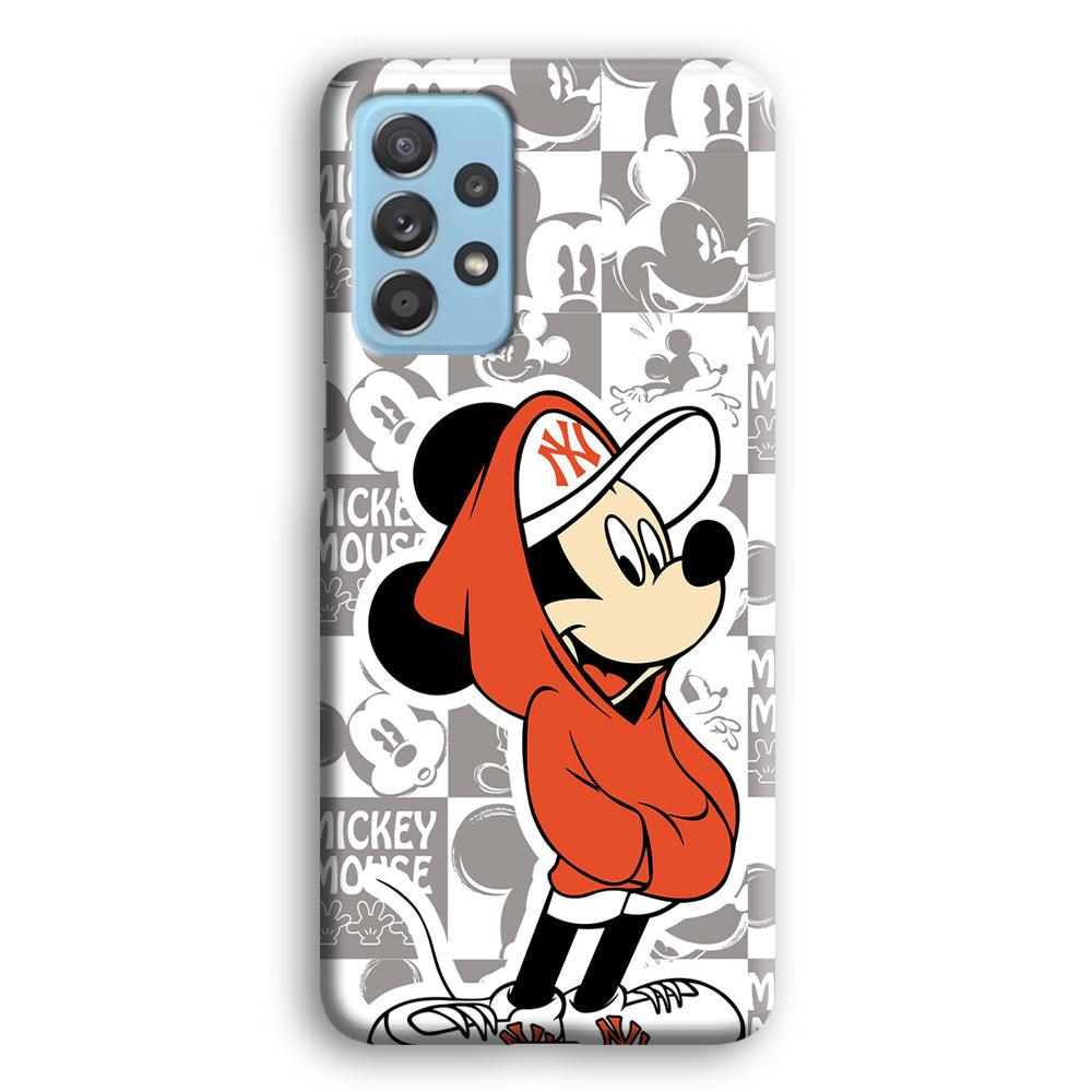 Mickey Mouse The Fans on Duty Samsung Galaxy A52 Case-Oxvistore