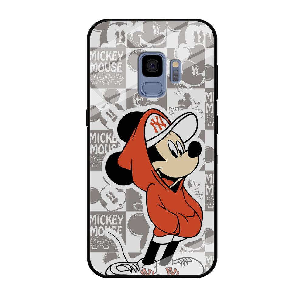 Mickey Mouse The Fans on Duty Samsung Galaxy S9 Case-Oxvistore