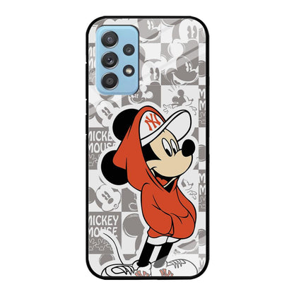 Mickey Mouse The Fans on Duty Samsung Galaxy A52 Case-Oxvistore