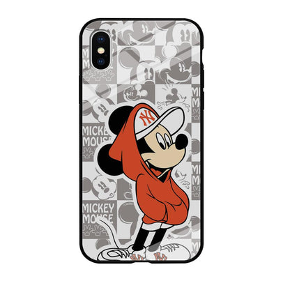 Mickey Mouse The Fans on Duty iPhone X Case-Oxvistore