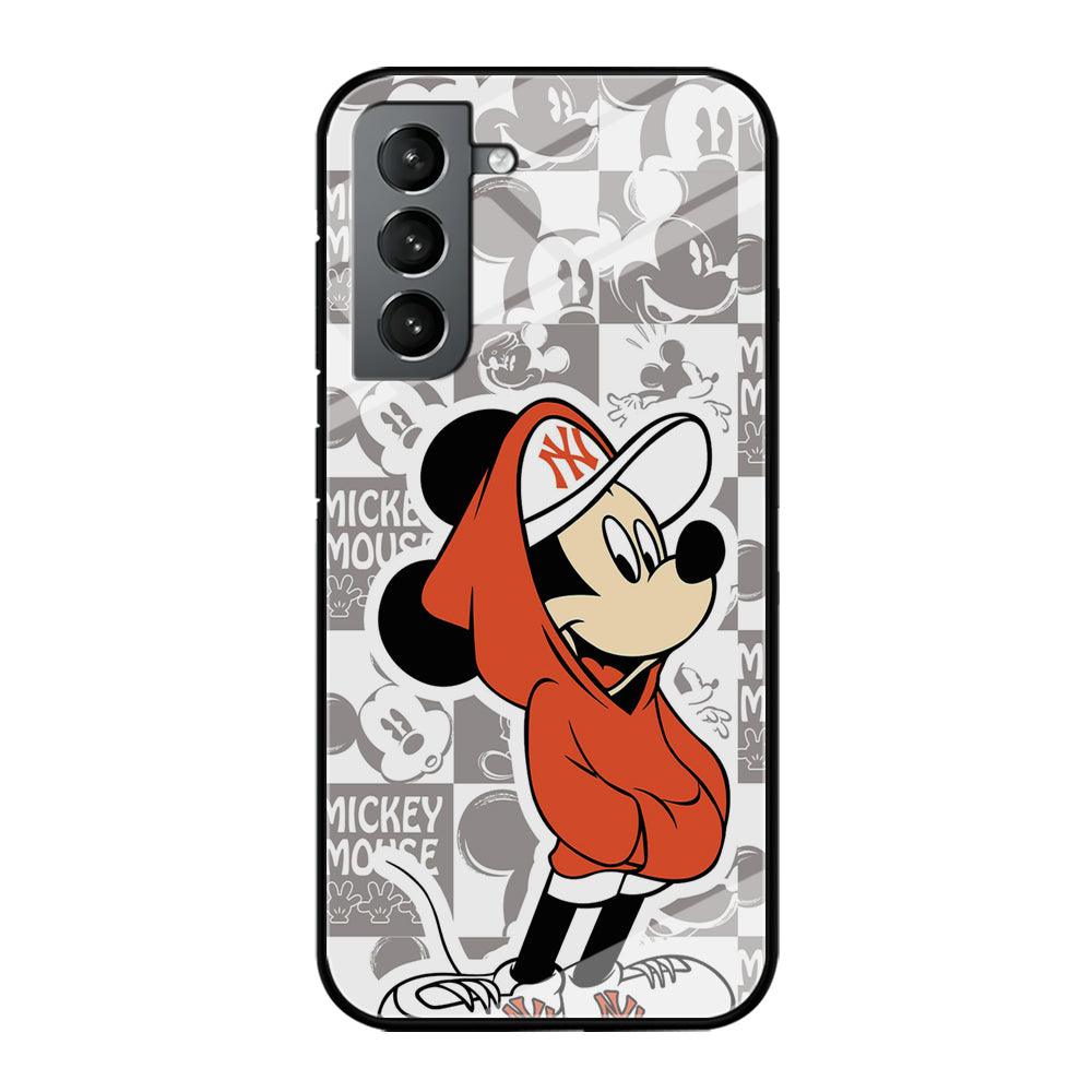 Mickey Mouse The Fans on Duty Samsung Galaxy S21 Plus Case-Oxvistore