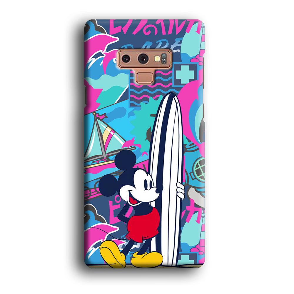 Mickey Surf Board Samsung Galaxy Note 9 Case-Oxvistore