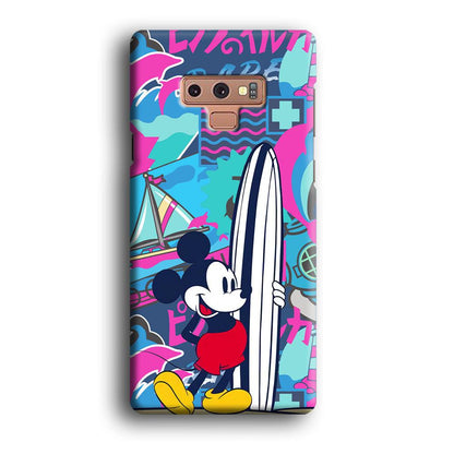 Mickey Surf Board Samsung Galaxy Note 9 Case-Oxvistore