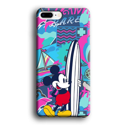 Mickey Surf Board iPhone 7 Plus Case-Oxvistore