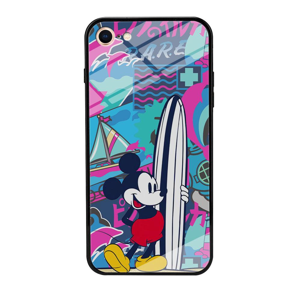 Mickey Surf Board iPhone 8 Case-Oxvistore