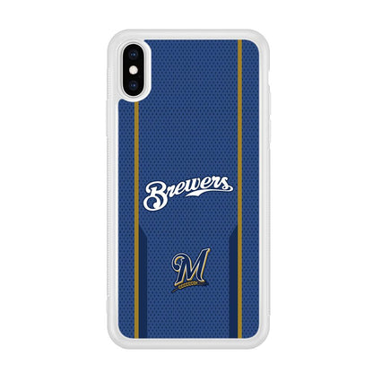 Milwaukee Brewers Golden Pillar iPhone Xs Max Case-Oxvistore