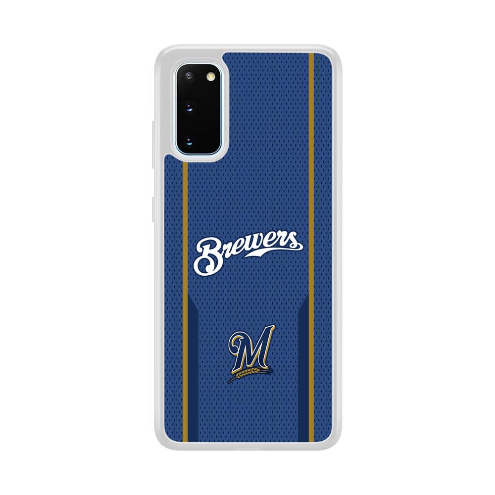 Milwaukee Brewers Golden Pillar Samsung Galaxy S20 Case-Oxvistore