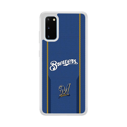 Milwaukee Brewers Golden Pillar Samsung Galaxy S20 Case-Oxvistore