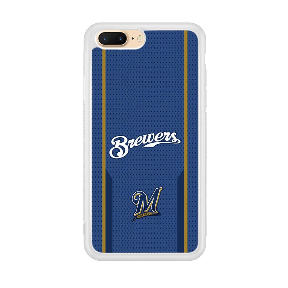 Milwaukee Brewers Golden Pillar iPhone 8 Plus Case-Oxvistore