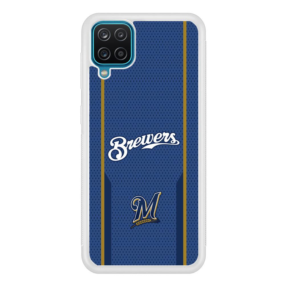 Milwaukee Brewers Golden Pillar Samsung Galaxy A12 Case-Oxvistore