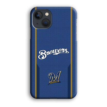 Milwaukee Brewers Golden Pillar iPhone 14 Plus Case-Oxvistore