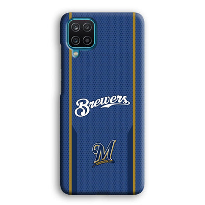 Milwaukee Brewers Golden Pillar Samsung Galaxy A12 Case-Oxvistore