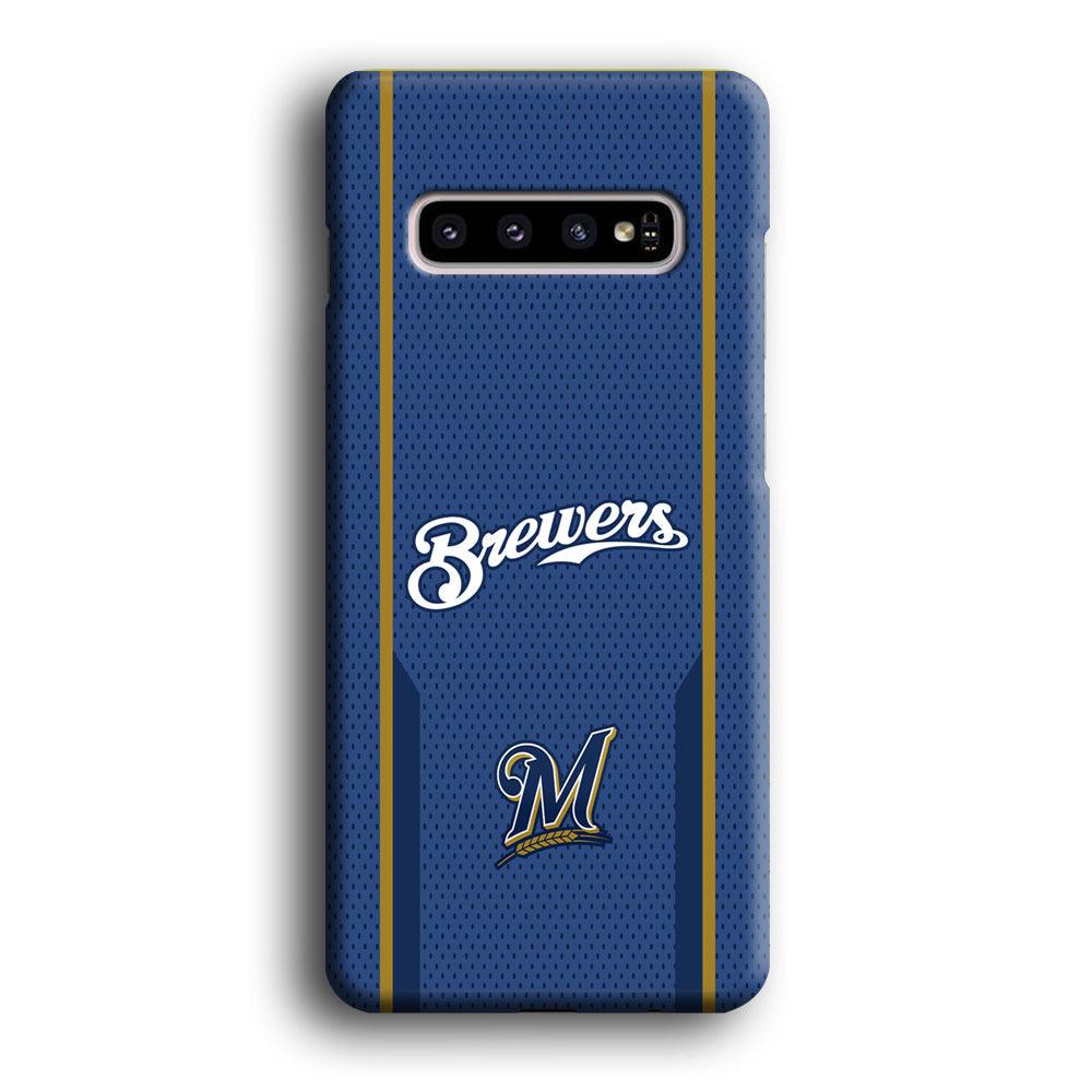 Milwaukee Brewers Golden Pillar Samsung Galaxy S10 Plus Case-Oxvistore