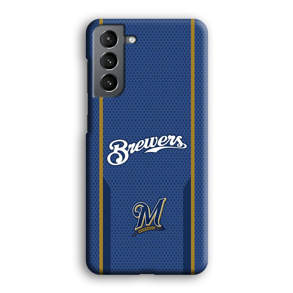 Milwaukee Brewers Golden Pillar Samsung Galaxy S21 Case-Oxvistore