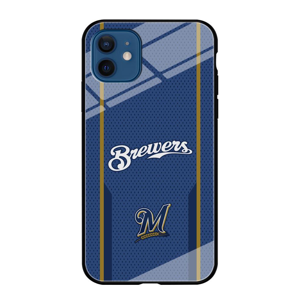 Milwaukee Brewers Golden Pillar iPhone 12 Case-Oxvistore