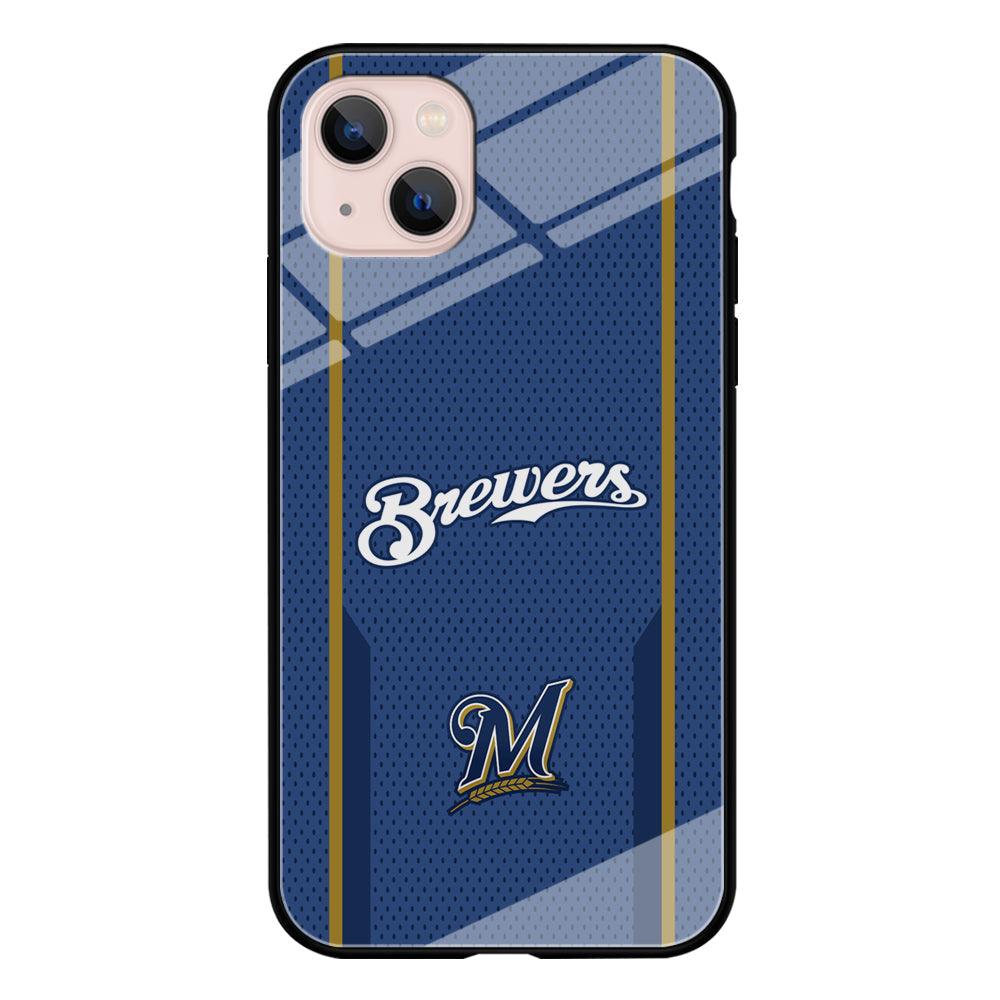 Milwaukee Brewers Golden Pillar iPhone 14 Plus Case-Oxvistore