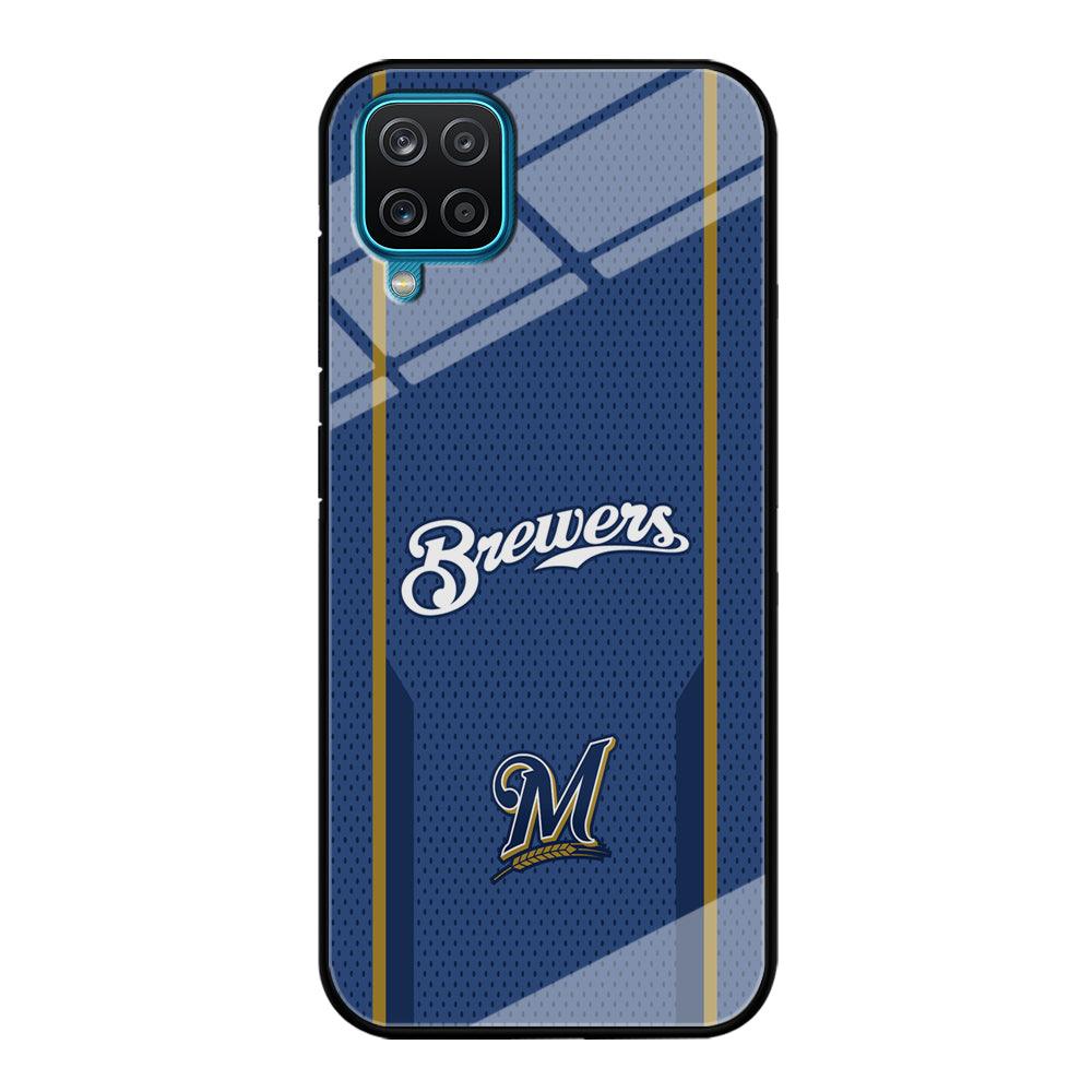 Milwaukee Brewers Golden Pillar Samsung Galaxy A12 Case-Oxvistore