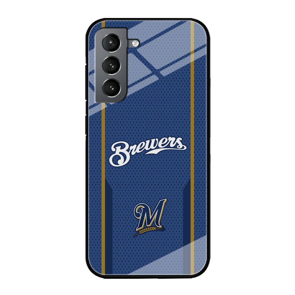 Milwaukee Brewers Golden Pillar Samsung Galaxy S21 Case-Oxvistore