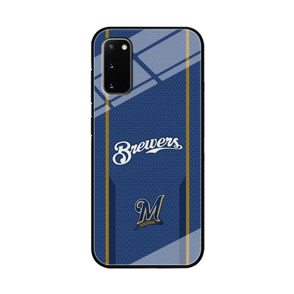 Milwaukee Brewers Golden Pillar Samsung Galaxy S20 Case-Oxvistore