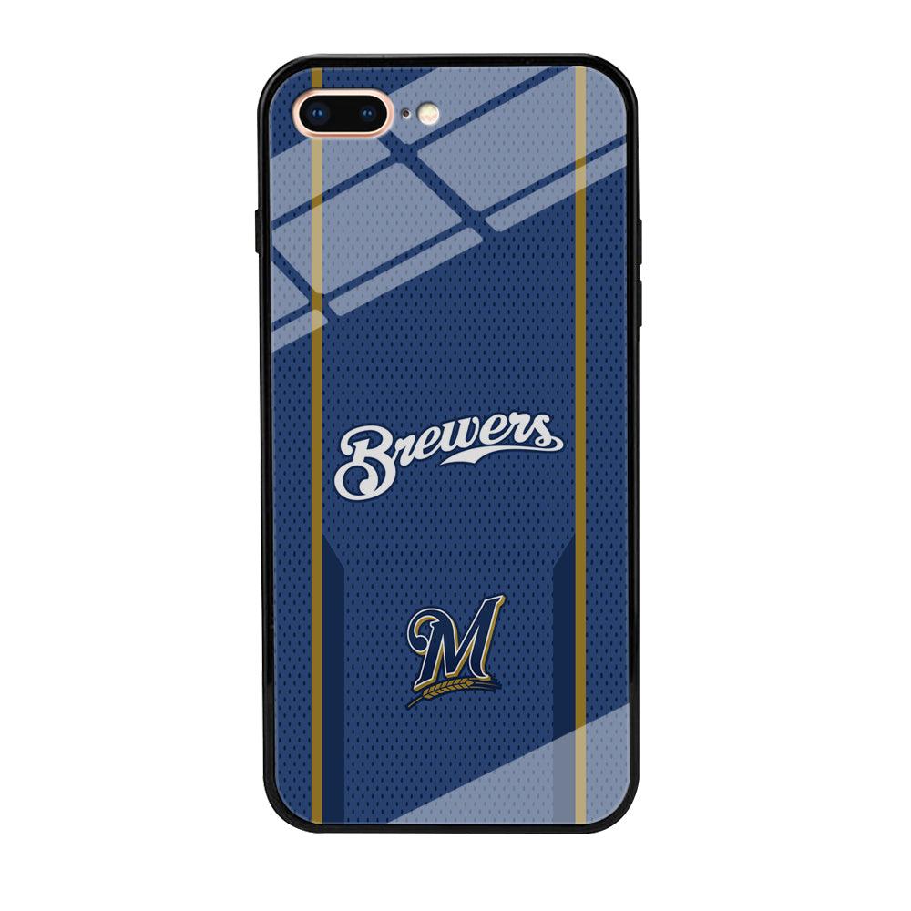 Milwaukee Brewers Golden Pillar iPhone 8 Plus Case-Oxvistore