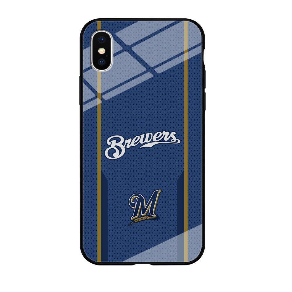 Milwaukee Brewers Golden Pillar iPhone Xs Max Case-Oxvistore