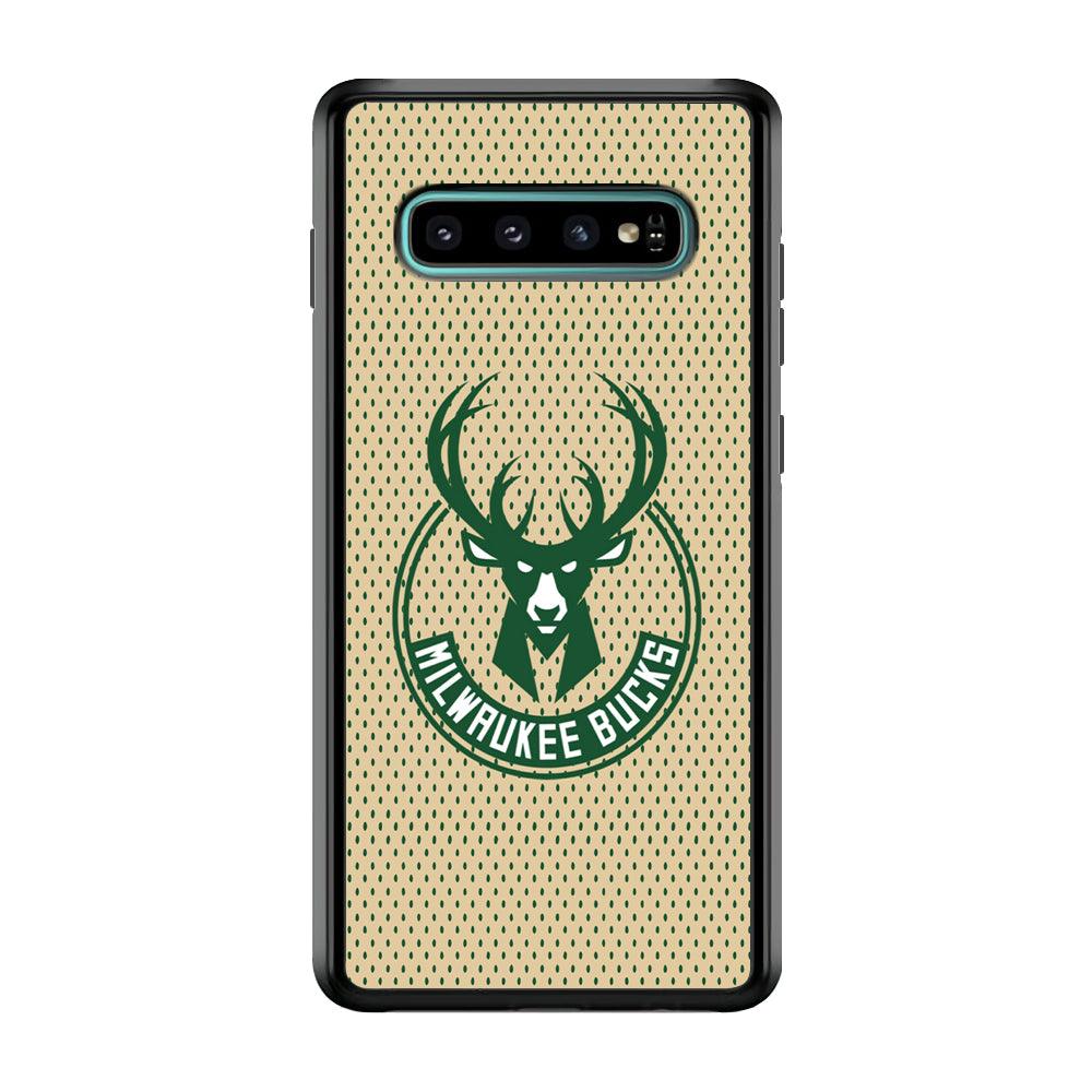 Milwaukee Bucks Grand Patern Samsung Galaxy S10 Plus Case-Oxvistore