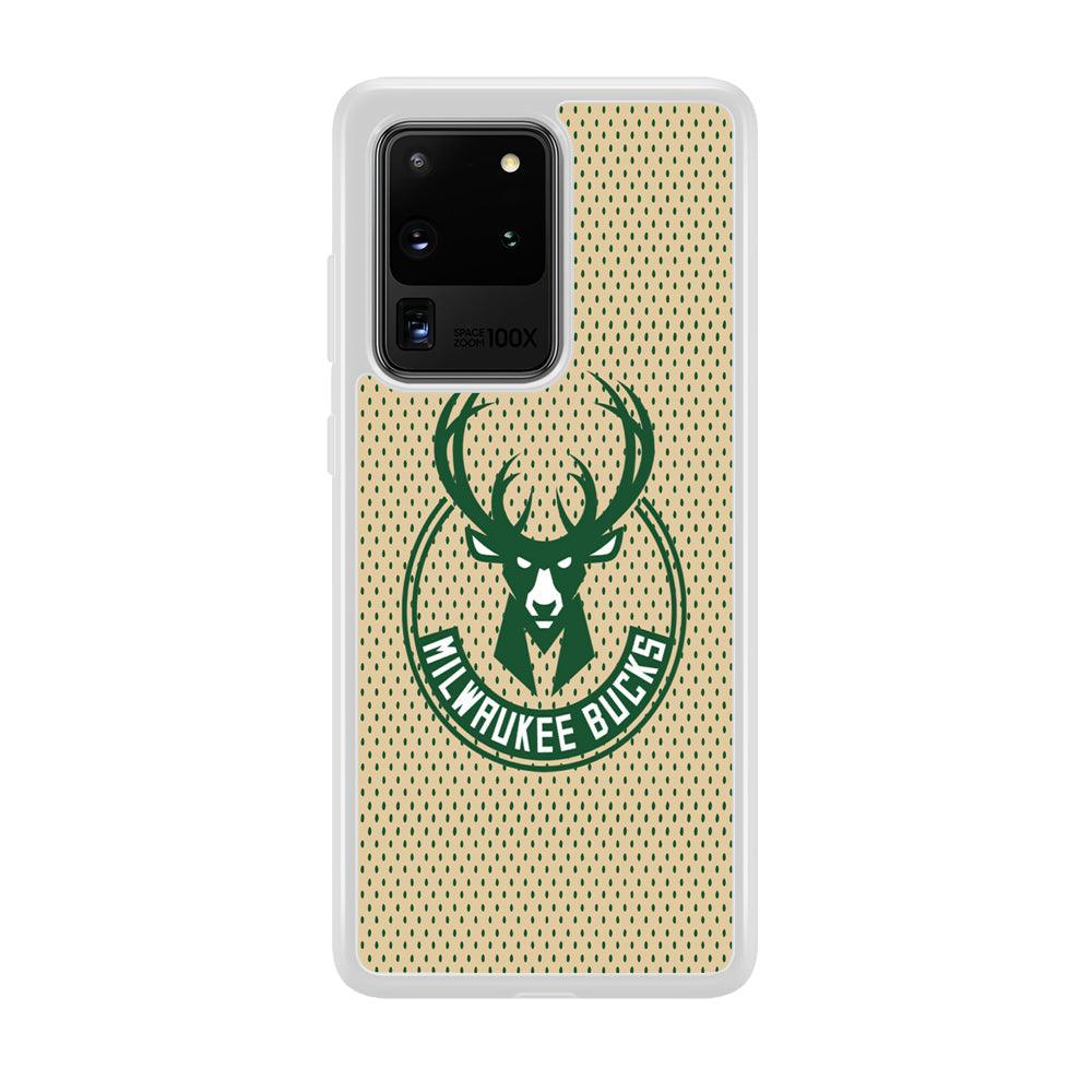 Milwaukee Bucks Grand Patern Samsung Galaxy S20 Ultra Case-Oxvistore