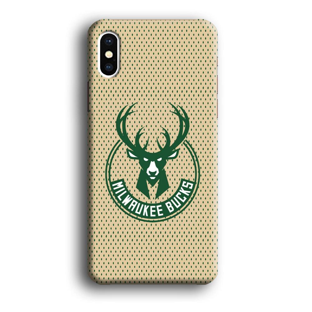 Milwaukee Bucks Grand Patern iPhone X Case-Oxvistore