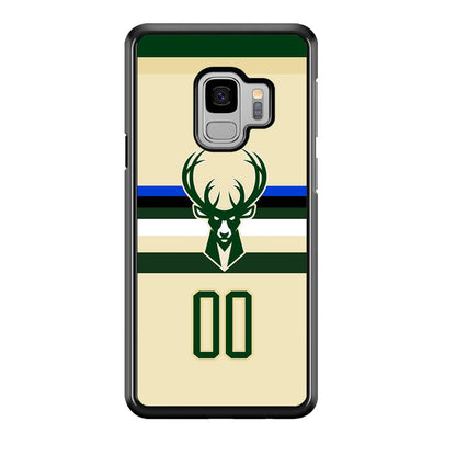 Milwaukee Bucks Light Cream Jersey Samsung Galaxy S9 Case-Oxvistore