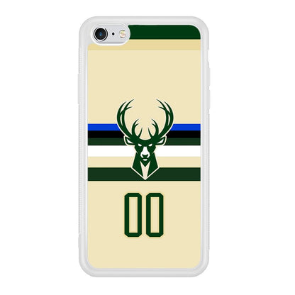 Milwaukee Bucks Light Cream Jersey iPhone 6 | 6s Case-Oxvistore