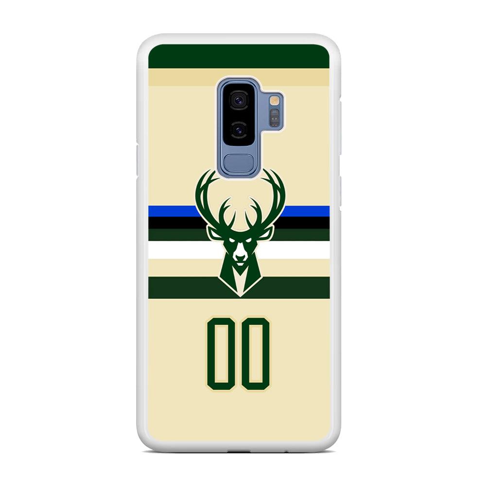 Milwaukee Bucks Light Cream Jersey Samsung Galaxy S9 Plus Case-Oxvistore