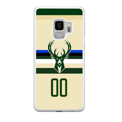 Milwaukee Bucks Light Cream Jersey Samsung Galaxy S9 Case-Oxvistore