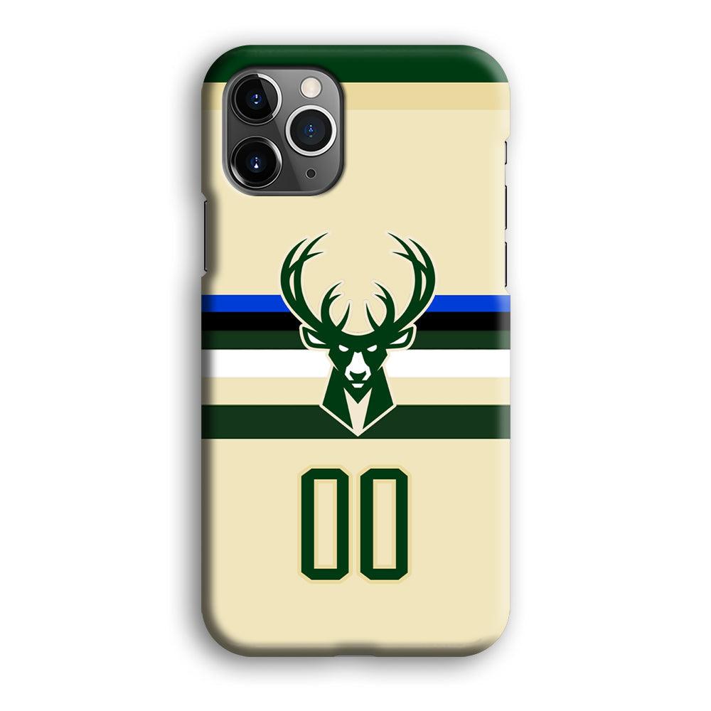 Milwaukee Bucks Light Cream Jersey iPhone 12 Pro Case-Oxvistore